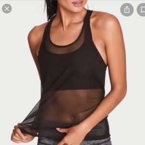 VS Mesh racerback tank top Size XS NWT